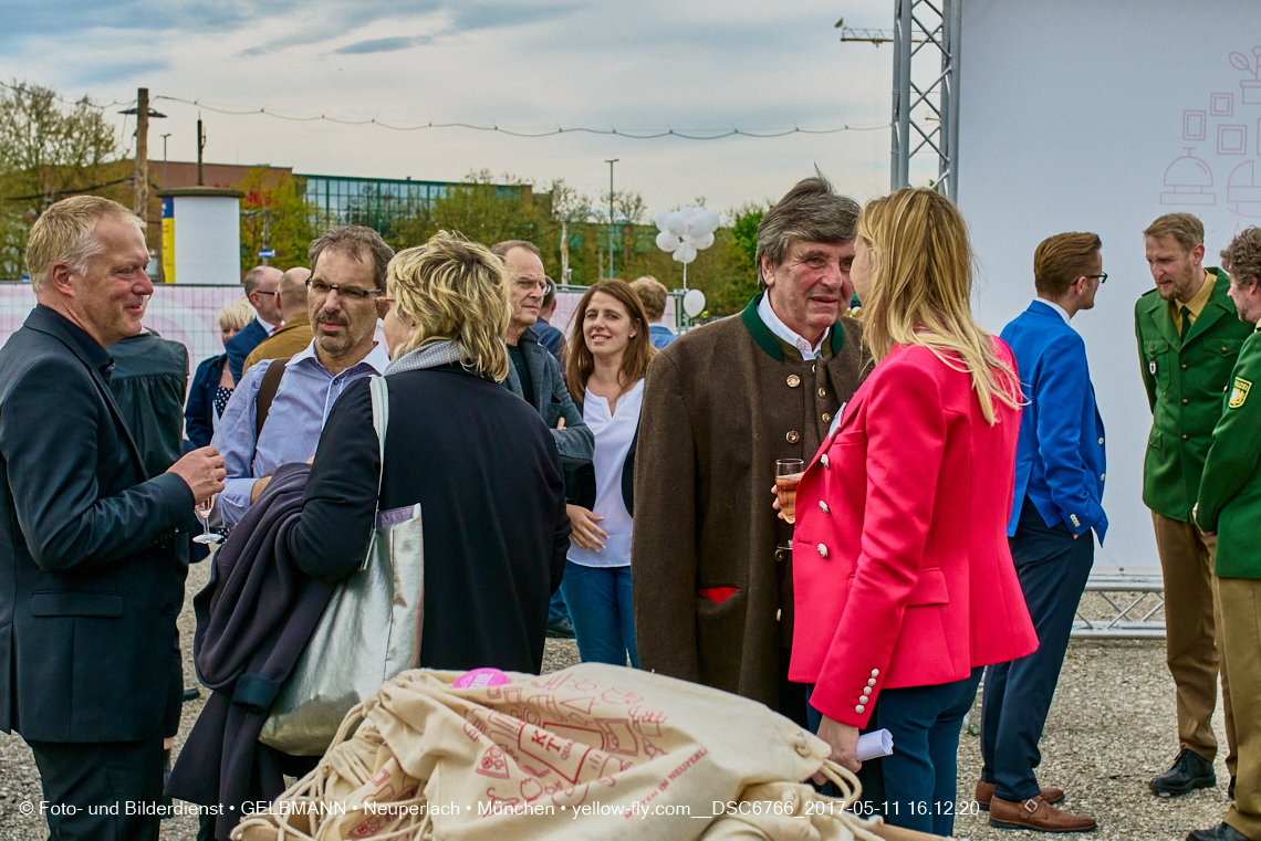 11. Mai 2017 - Grundsteinlegung für die LOGE und dem Kulturquadrat in Neuperlach